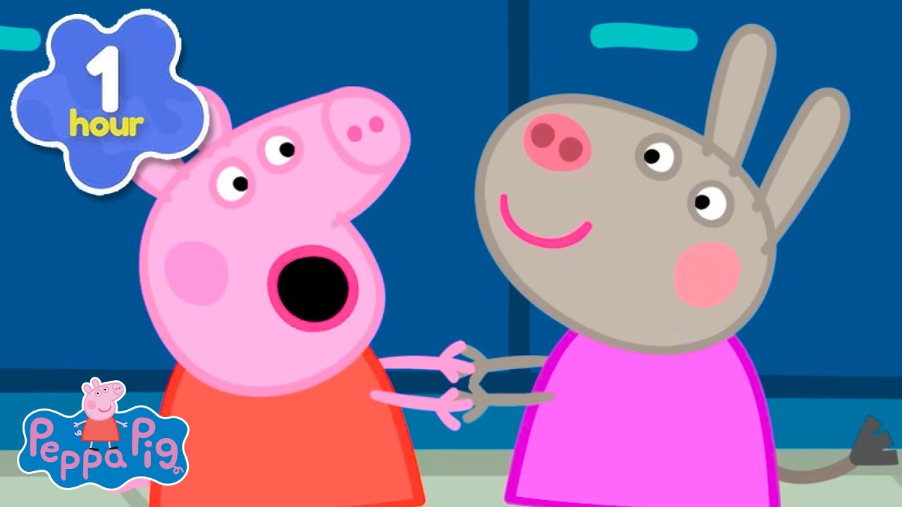 🫏 Delphine Donkey kommer på besök! | Greta Gris | Tecknade Filmer För Barn