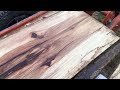 Cutting Spalted hickory on my Woodmizer LT35 video Cutting Spalted hickory on my Woodmizer LT35 video