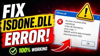 How to Fix ISDone.dll Error in Windows 10/11/7/8 | 2026 Guide