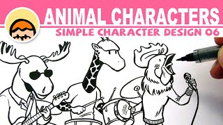 Designing Animal Characters - Simple Character Design