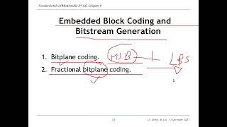 Lecture 12 Image Compression Standards (JPEG 2000, JPEG-LS, Bi-level)