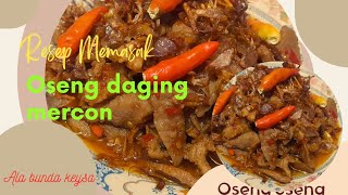 Oseng Oseng Daging Mercon Bunda Keysa