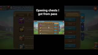diamond pass chest opening (lords mobile ) #lordsmobile