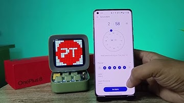 How to set Alarm in Oneplus 8