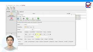 Generate Report in ChequeSystem software