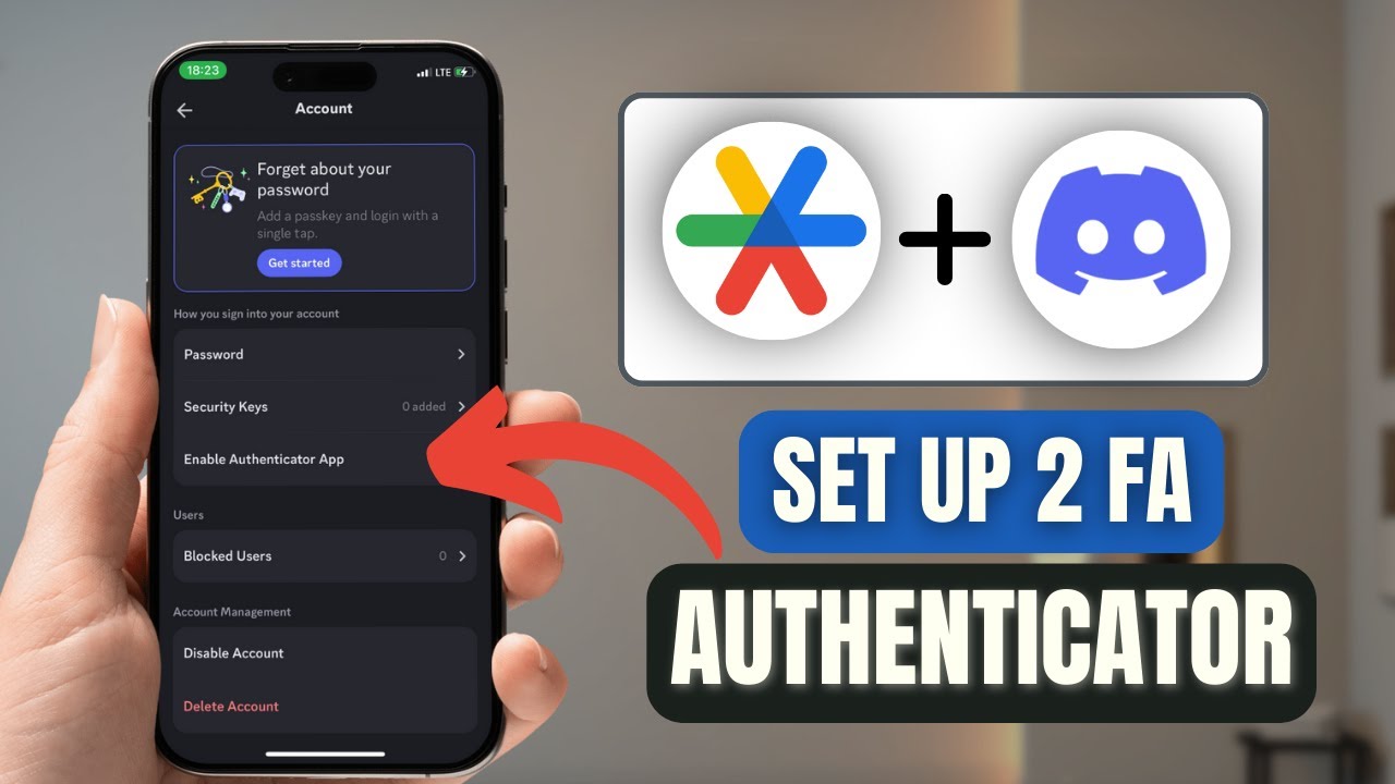 How to set up Google Authenticator For Discord | Setup 2FA on Discord ...