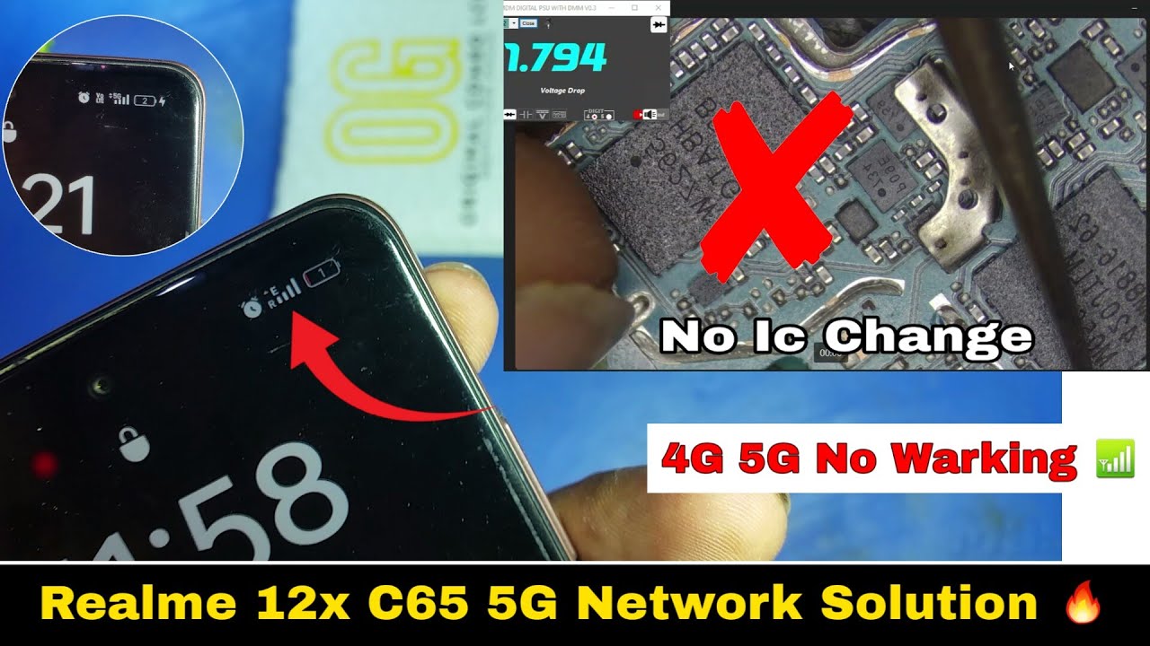 Realme 12x C65 5G Network Solution 🔥 | 4G 5G Network Not Warking Solution| Only One Jumpar