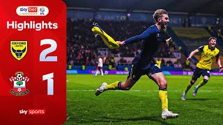 Stanley Mills' super SOLO goal gets U's the win | Oxford 2-1 Southampton | EFL Highlights