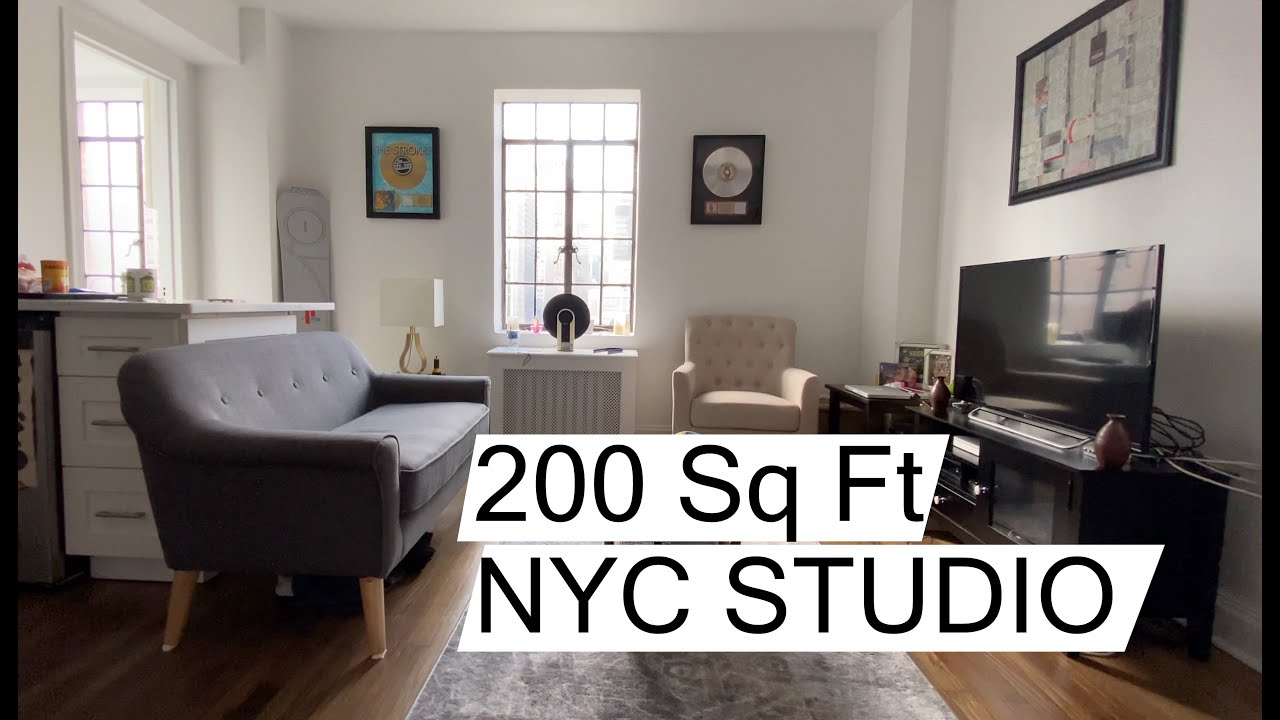 200 Sq Ft New York City Studio Apartment Tour