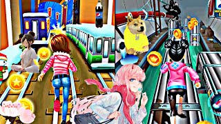 Subway Running Princess Girl 🥰 angel 😇 snow ❄️ Effect 🍁 HD quality Hrad Running Track you only screenshot 2