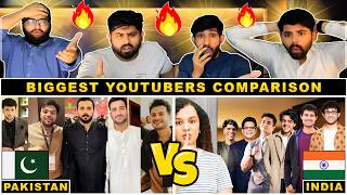 Reaction On Top 5 Youtubers India Vs Pakistan | यूट्यूबर | Pakistani Reaction🔥