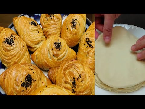ПОКОРЯЕТ СРАЗУ ХОТЬ КАЖДЫЙ ДЕНЬ ГОТОВЬТЕ СЛОЕНАЯ САМСА УЗБЕКСКАЯ КУХНЯ 