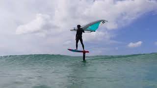 WING FOILING IN EPIC WAVES - RAW AQUA SHOTS