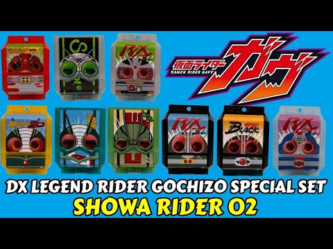 DX Legend Rider Gochizo Special Set Showa Rider 02 Review - Kamen Rider Gavv