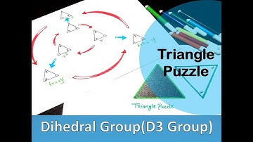 Dihedral Group d3 ||Symmetry Group || Triangle Puzzle || Visualizing Group Theory || Ravina Tutorial