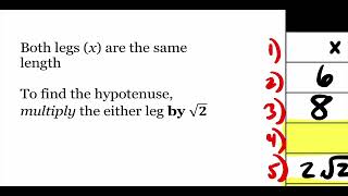 5/18/23 - Special Right Triangles
