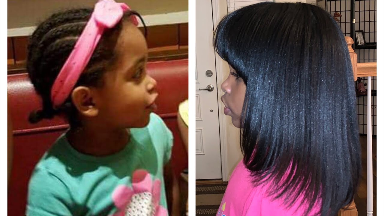 PT 1 How Just For Me Relaxer Grew My Baby’s Hair Application Process