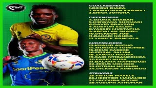 Download Lagu HIKI NDICHO KIKOSI YA CHA YANGA SC CHA MSIMU WA MWAKA 2021 - 2022 WACHEZAJI WOTE WALIOSAJILIWA WAMO MP3