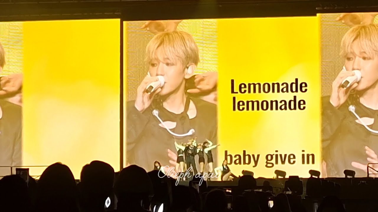 BAEKHYUN 백현 LEMONADE , REVERIE IN HONG KONG DAY 1 #REVERIETOUR