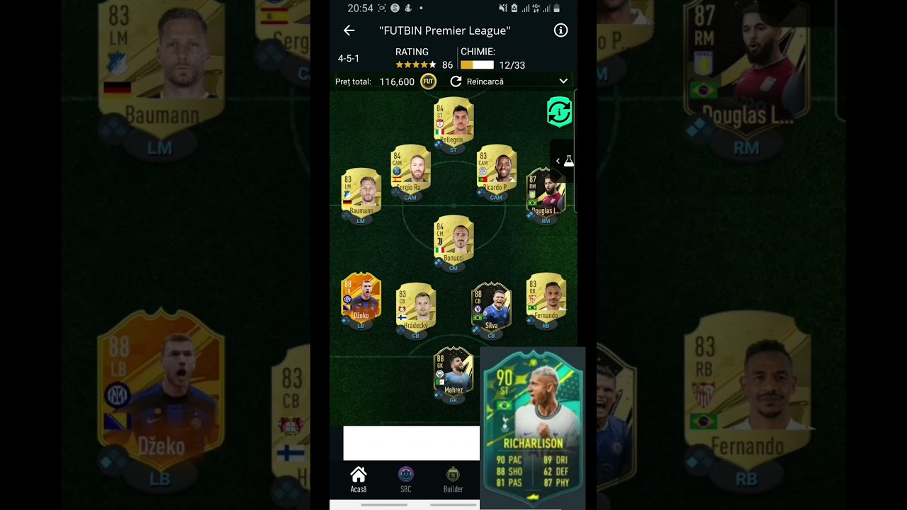 RICHARLISON SBC Solution 