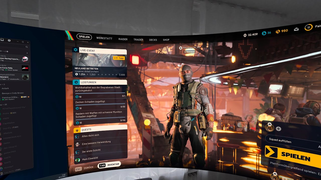Remote Play ähnlich wie die Steam Frame - ARC Raiders *deutsch*