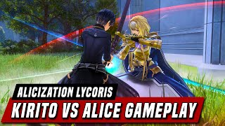 Alice VS Kirito FULL FIGHT! - Sword Art Online: Alicization Lycoris
