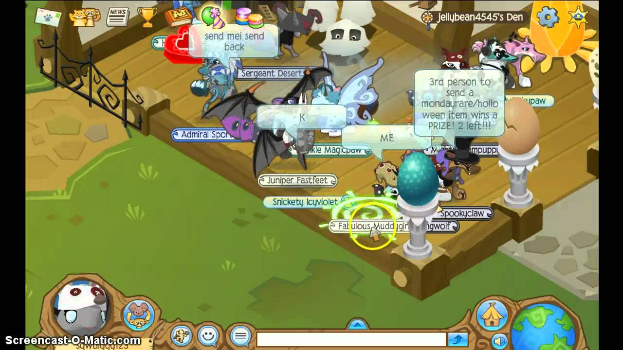 Animal Jam- Gifting party #3 - YouTube