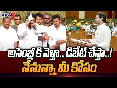 అసెంబ్లీ కి వెళ్తా.. డిబేట్ చేస్తా..! Pawan Kalyan Assurance to Ex Govt Employees | TV5 News - TV5NEWS