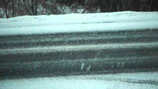 SNOW, large flakes falling