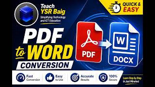 Convert PDF to Word in 1 Minute | Free & Easy.