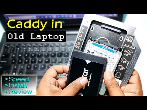 Caddy install and review || SSD & HDD together || Optical Bay 2nd Drive