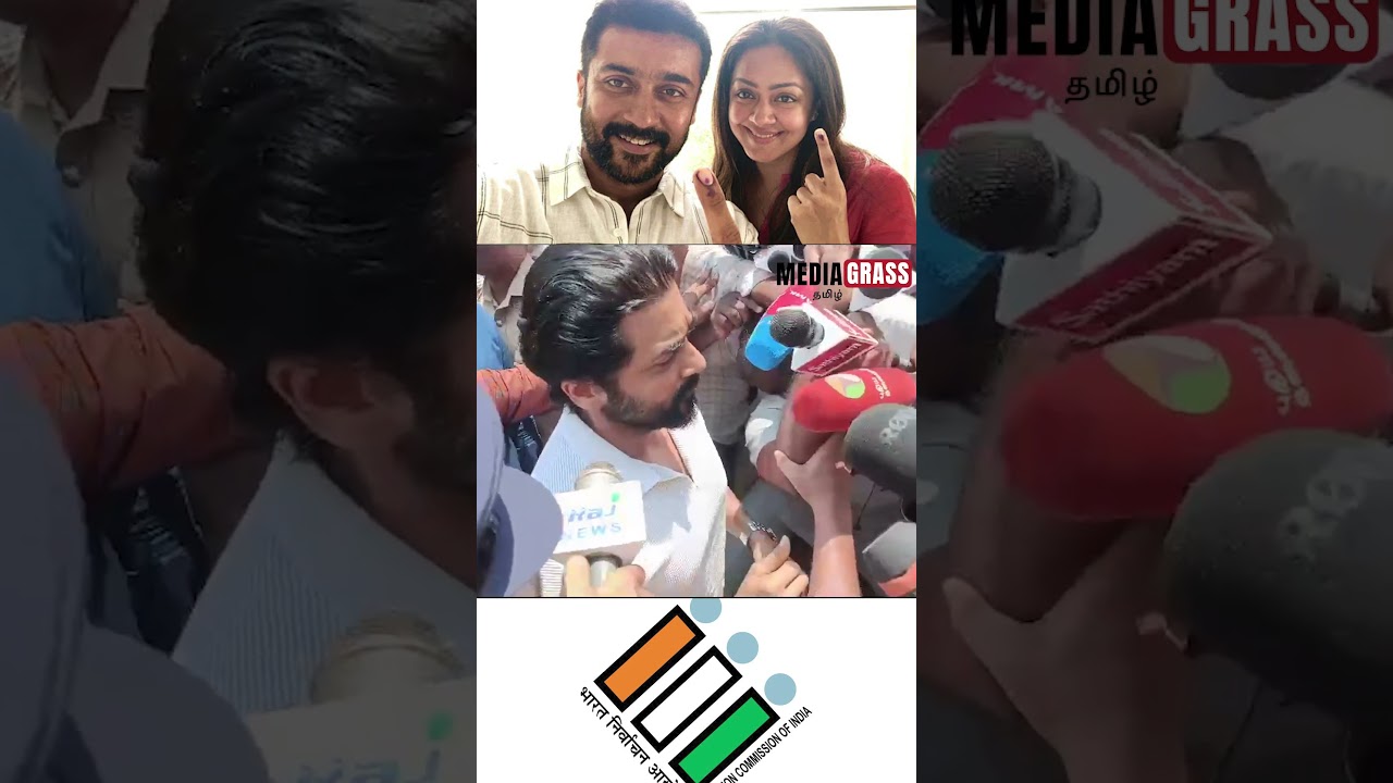 actor Suriya cast his vote 