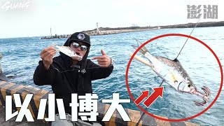 Taiwanese traditional bamboo chopstick fishing? You'd never expect to catch 'this thing'...