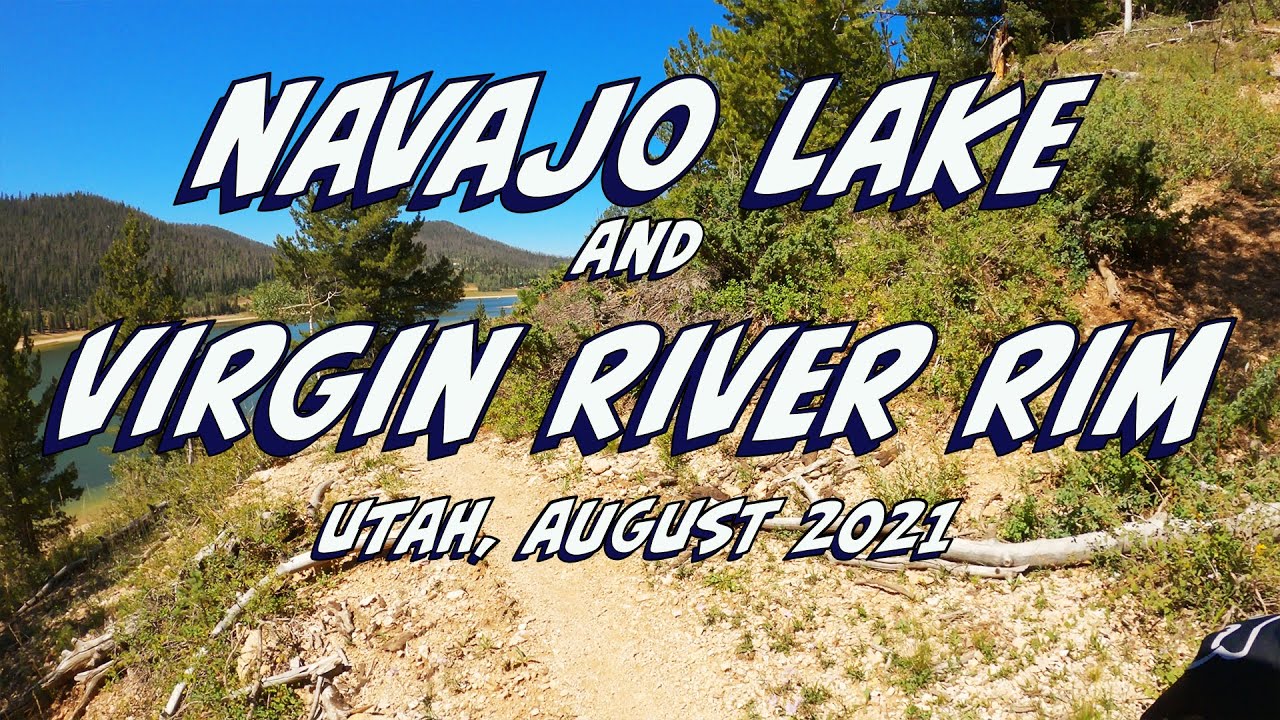 Fantastic view along Navajo Lake and the Virgin River Rim Trail