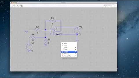 OpAmp LtSpice on a Mac