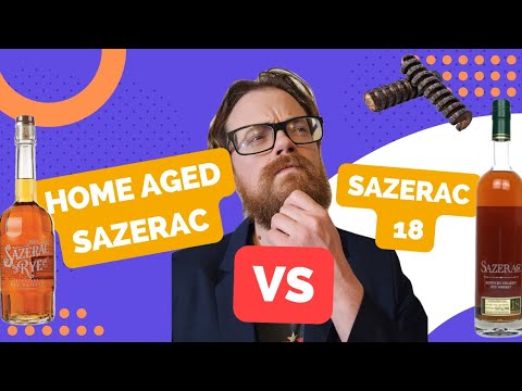 Can You Age Sazerac at Home and Beat Sazerac 18? #whiskey #happyhour #