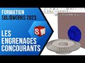 Formation Solidworks : Modéliser des engrenages concourants avec Solidworks (bibliothèque Toolbox)