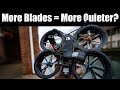 Does more propeller blades mean more quieter drones