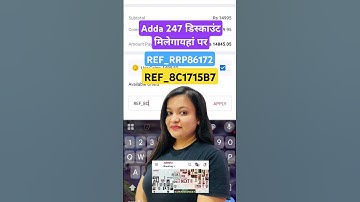 Adda Coupon Code For Test Series|Adda Test Series Coupon Code|Adda Test Prime Coupon Code|Adda App