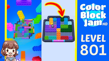 Color Block Jam Level 407 (801) Solution Walkthrough