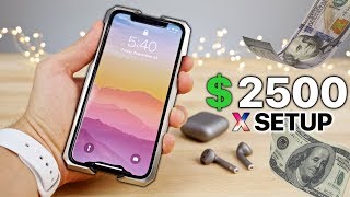 My $2500 iPhone X Setup! + NEW iPhone X Giveaway