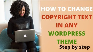 How To Change Copyright text In any Wordpress Theme