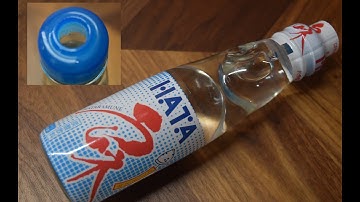 How To Open Marble Soda - HATA / RAMUNE - Japanese Soda Drink