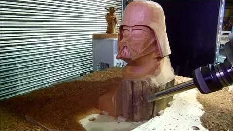 [STAR WARS] 5-Axis CNC Art -Darth Vader-