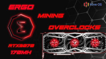 RTX3070 Mining ERGO Overclocks | EP-037