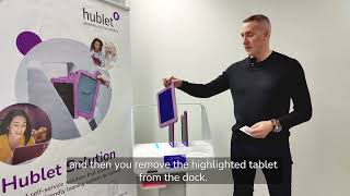 How to borrow a Hublet Tablet in the library