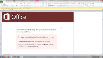 Excel document uses external data connection for next stage payload