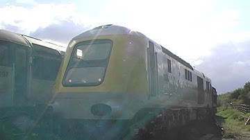 Prototype HST starting up at Ruddington Nottingham-Transport-Heritage-Centre