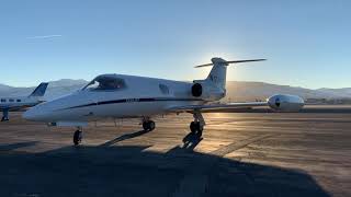 Learjet 23 Engine Start, February 5, 2021