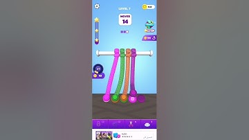 Tangle Master 3D Level 107, Gameplay Walkthrough #gaming #viral